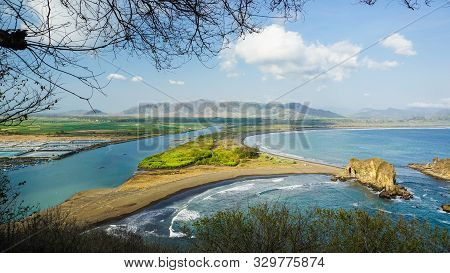 Beautiful Evening On Love Bay Jember Indonesia