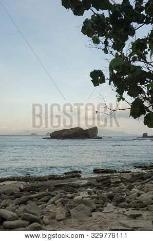 Beautiful Papuma Beach In Jember East Java Indonesia