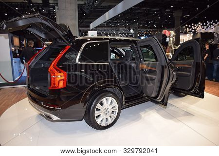Frankfurt, Germany, September 11-2019: Trasco Bremen Volvo Xc90 Armoured Iaa 2019