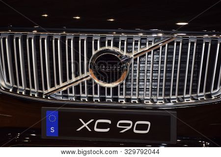 Frankfurt, Germany, September 11-2019: Trasco Bremen Volvo Xc90 Armoured Iaa 2019