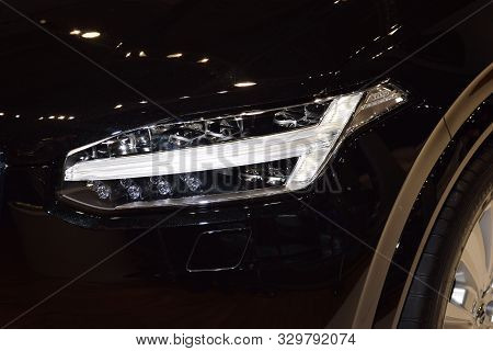 Frankfurt, Germany, September 11-2019: Trasco Bremen Volvo Xc90 Armoured Iaa 2019