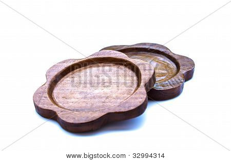 Wooden Saucer