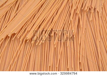 Whole Grain Of Spaghetti For Background And Texuture