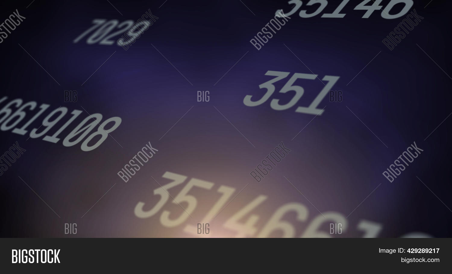 Numbers Image Multiple Digital Image Multiple Image & Photo (Free Trial) | Bigstock