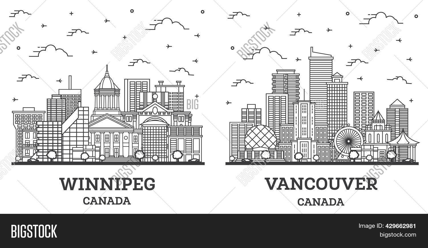 Outline Vancouver Image & Photo (Free Trial) | Bigstock
