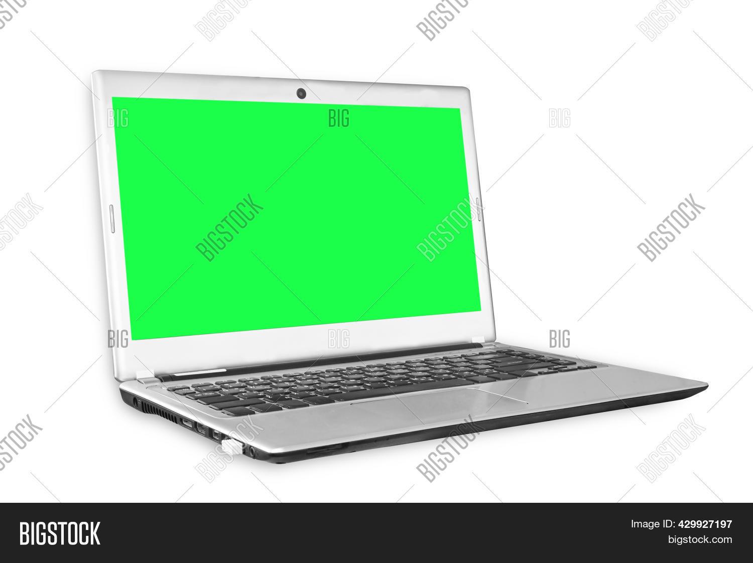 Laptop Computer Green Image & Photo (Free Trial) Bigstock