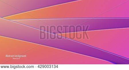 Abstract 3d Background With Volume Plates Or Slubs On Top Of Each Other Forming Steps, Volume Pinkis