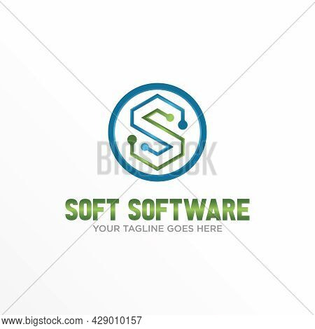 Letter Ss Free Logo Vector Stock. Tech Abstract Design Concept. Can Be Used As A Symbol Related To I