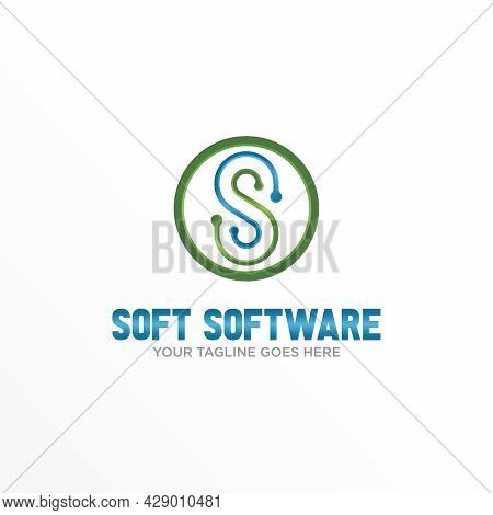 Letter S Free Logo Vector Stock. Flip Abstract Design Concept. Can Be Used As A Symbol Related To Te