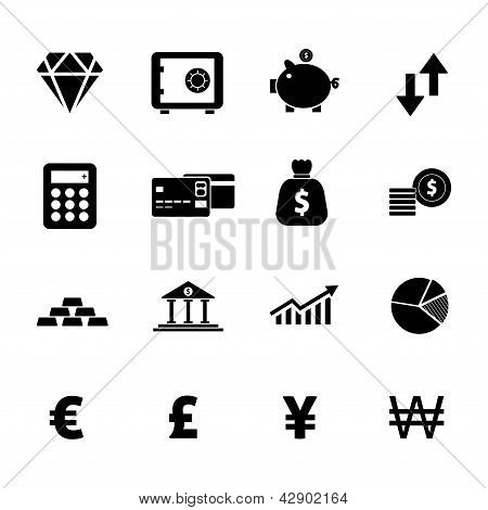 Finanzen-Icon-set