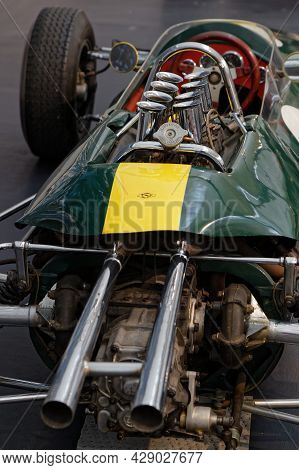 Mulhouse, France, June 28, 2021 : Lotus Formula 1. The Cité De L'automobile Or Schlumpf Collection H
