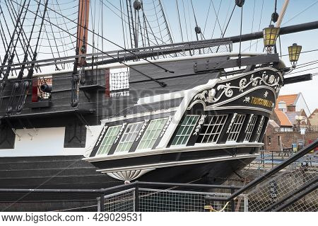 Hartlepool, U.k - July 27, 2021: The National Museum Of The Royal Navy, In The North Of England, Roy