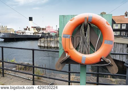 Hartlepool, U.k - July 27, 2021: The National Museum Of The Royal Navy , In The North Of England. Th