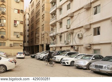 Sharjah, Uae - December 10, 2017: Corniche Plaza City Skyline In Sharjah, Uae. This Third Populous C