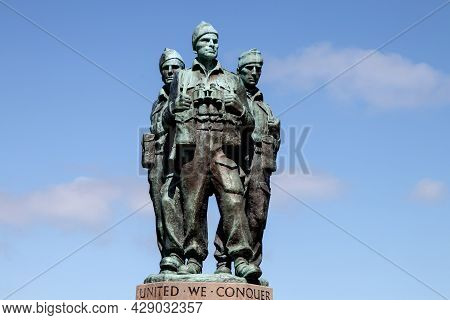 War Memorial To Commando Special Forces At Fort William Scotland