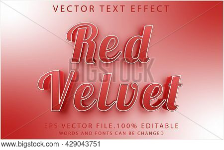 About Red Velvet Text Effects Template Graphic Premium