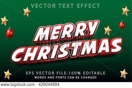 About Merry Christmas Text Effects Template Graphic Premium