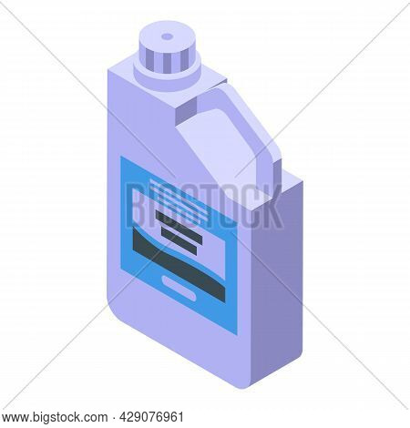 Kerosene Plastic Canister Icon Isometric Vector. Barrel Kit. Kerosene Gallon