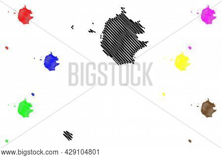 Free Municipal Consortium Of Trapani (italy, Italian Republic, Sicily Region) Map Vector Illustratio