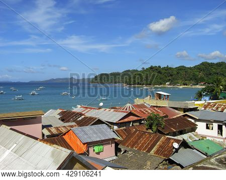 View Over The Coast In El Nido On The Island Palawan On The Philippines 17.12.2012