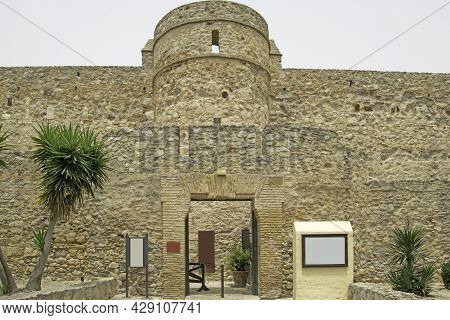Entrance To The Castle Of Santiago In Sanlucar De Barrameda, Cadiz, Andalusia, Spain
