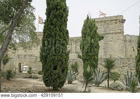Beautiful Castle Of Santiago In Sanlucar De Barrameda, Cadiz, Andalusia, Spain