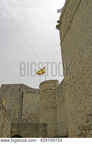 Detail Of The Castle Of Santiago In Sanlucar De Barrameda, Cadiz, Andalusia, Spain