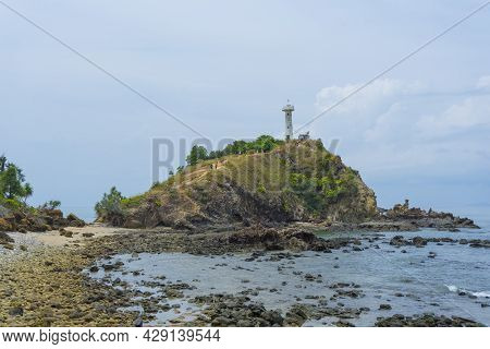 Ko Lanta, Thailand - April 16,2019 : Lighthouse In Mu Ko Lanta National Park, Ko Lanta, Krabi, Thail