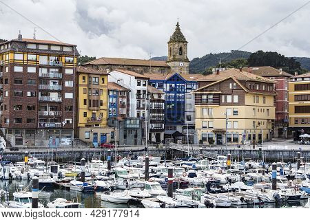 Bermeo, Spain - Sep 15, 2020: Bermeo Is A Small Fishing Village In The Basque Country In Spain
