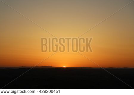 Golden Sunrise On The Beautiful California Coast