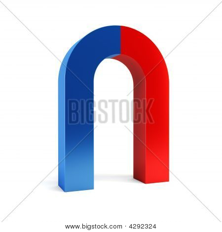 Isolati due-colorato Magnet
