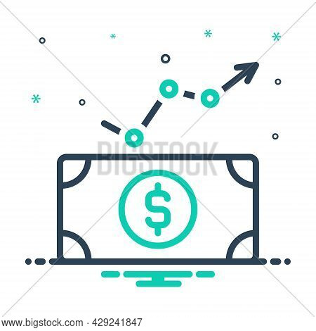 Mix Icon For Economic Financial Monetary Bounty Favourable Profit-making Money-making Profitable Bus
