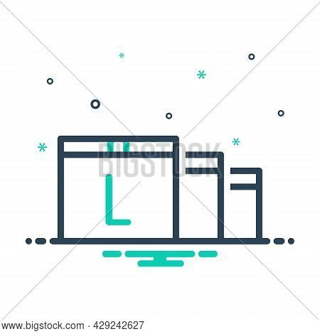 Mix Icon For Largely Large Scale Extent Mostly Mainly Chiefly Generally Extensively Copiously