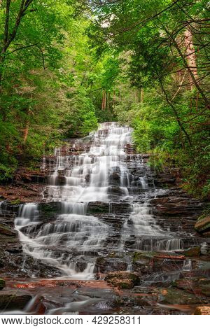 Minnehaha Falls, Rabun County, Georgia on Falls Creek.