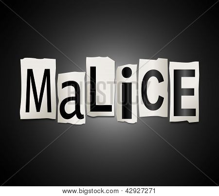 악의 개념입니다.