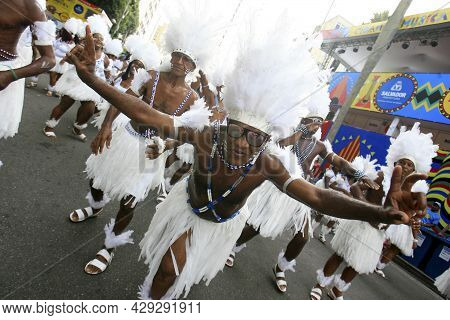 Commanches During Carnival In Salvador