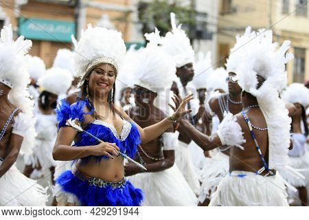 Commanches During Carnival In Salvador