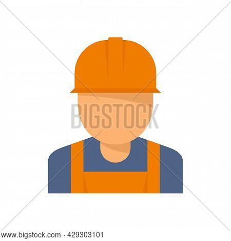 Reconstruction Worker Icon. Flat Illustration Of Reconstruction Worker Vector Icon Isolated On White