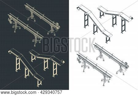 Conveyor Lines Illustrations
