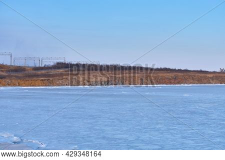 Vanino, Russia - Jan 18, 2021: Ships In The Port Of Vanino.
