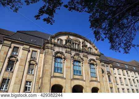 Moenchengladbach City In Germany. District Court Building (landgericht).