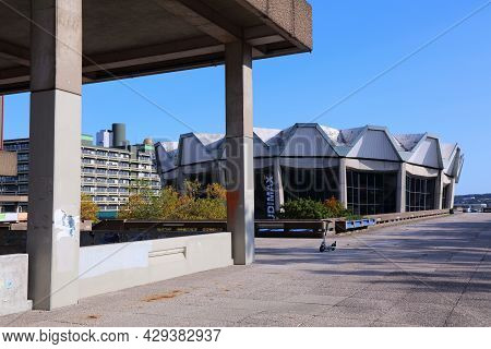 Bochum, Germany - September 17, 2020: Audimax Building At Ruhr University In Bochum. With 42,425 Stu