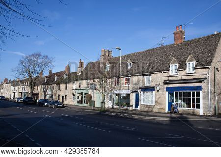 Views Of Businesses On Corn Street In Witney, Oxfordshire In The Uk, Taken 5th May 2008