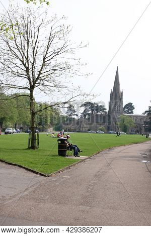 Views Of St Mary's Church And Church Green In Witney, Oxfordshire In The Uk, Taken 5th May 2008