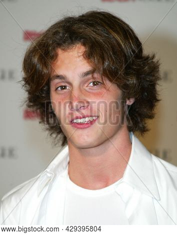 LOS ANGELES - SEP 05: Penn Badgley arrives for the Teen Vogue Party on September 05, 2003 in Hollywood, CA