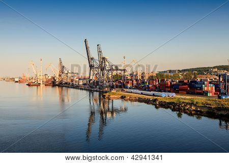 Kommercielle Port af Gdynia