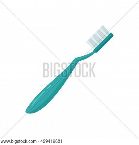 Survival Toothbrush Icon. Flat Illustration Of Survival Toothbrush Vector Icon Isolated On White Bac