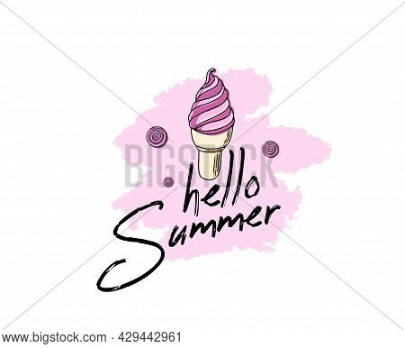 Set Of Summer Sale Background Design For Banner, Flyer Promotional Discount Shop Materials, Poster,