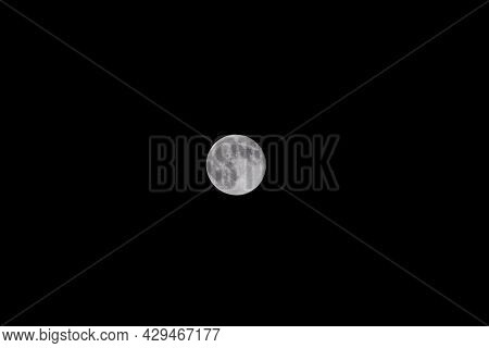Amazing Full Moon With All The Craters Visible Clearly