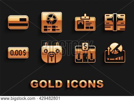 Set Bear Market, Stacks Paper Money Cash, Stocks Growth Graphs, Bank Building, Zero Cost, Identifica